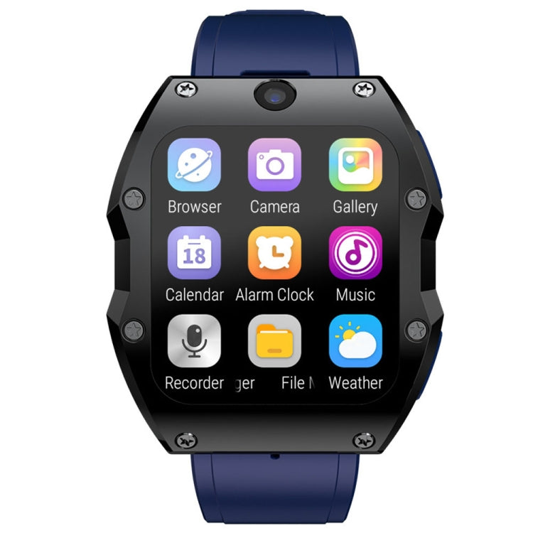 LOKMAT Appllp 3 Max 2.02-Inch Plug Card 4G Call Water-resistant Sport Smart Watch With SOS(Blue)