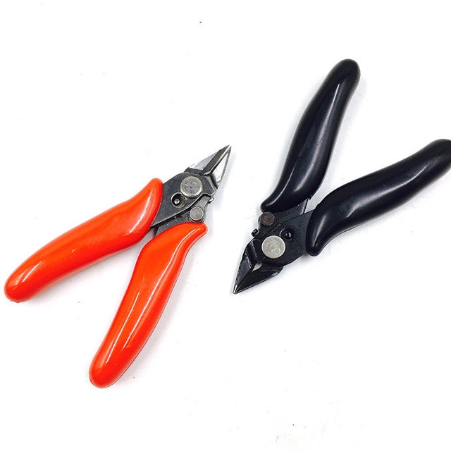 Stainless Steel Mini Electronic Water Cut Pliers Electrician Repair Tools, Color:Red - free shipping - PMC Jewellery - Order now!