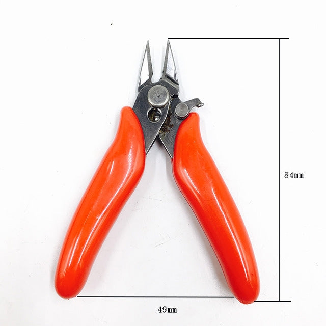 Stainless Steel Mini Electronic Water Cut Pliers Electrician Repair Tools, Color:Red - free shipping - PMC Jewellery - Order now!