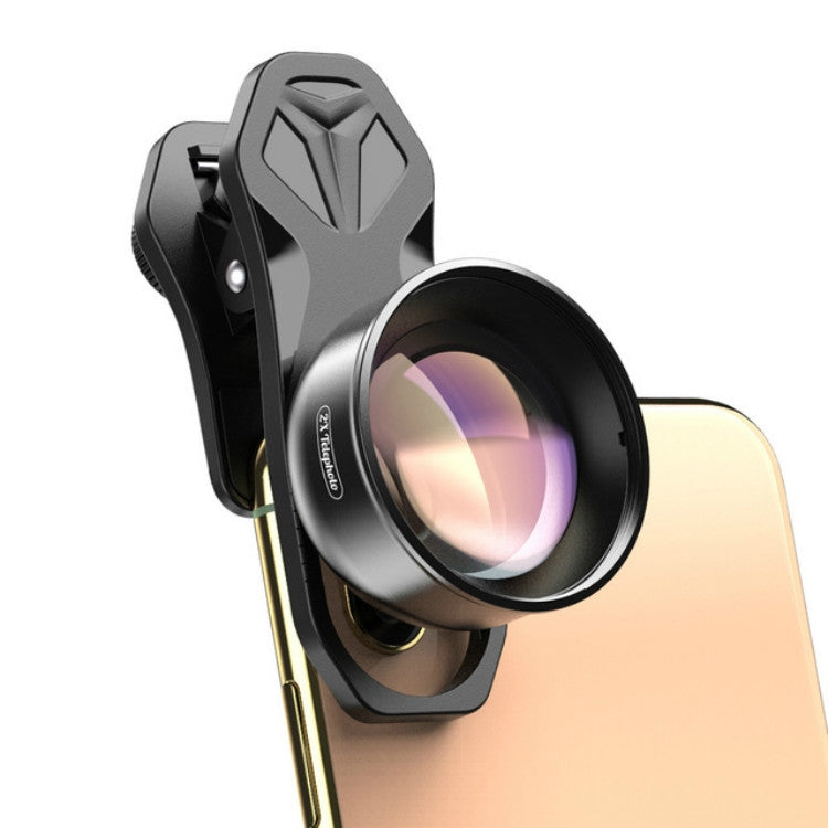 APEXEL APL-HB2X 2X Telephoto Lens Extended Professional HD External Mobile Phone Universal Lens - free shipping - PMC Jewellery - Order now!