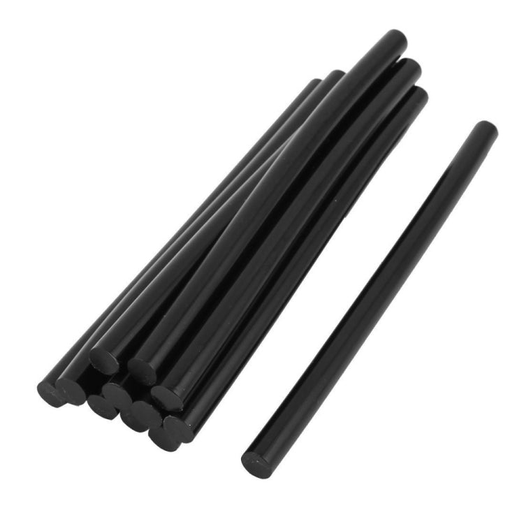 10 PCS 11mm Dia Soldering Iron Black Hot Melt Glue Sticks, Length: 270mm - free shipping - PMC TechLife - Order now!