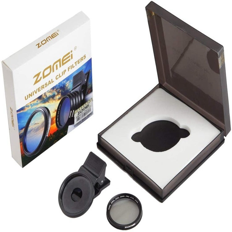 ZOMEI Camera Filter 37MM CPL Polarizer Mobile Phone External Lens(Black) - Others Lens by ZOMEI | Online Shopping South Africa | PMC Jewellery
