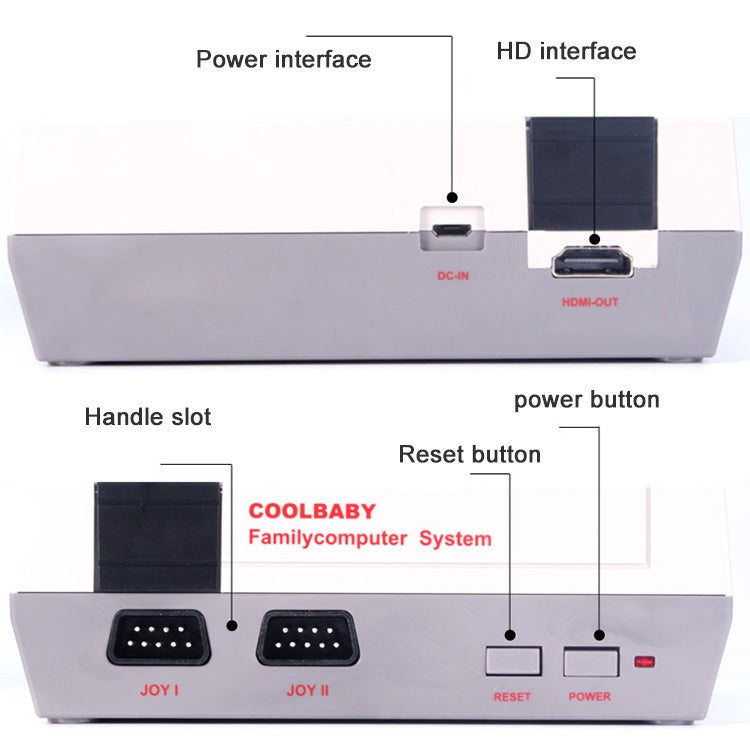 Retro Classic TV Mini HDMI HD Video Game Console, Built-in 600 Games - free shipping - PMC Jewellery - Order now!