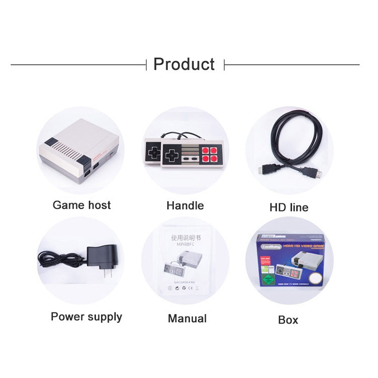 Retro Classic TV Mini HDMI HD Video Game Console, Built-in 600 Games - free shipping - PMC Jewellery - Order now!