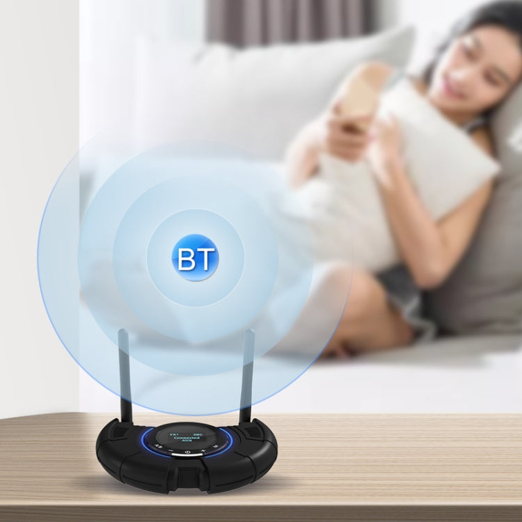 TX800 Optical Fiber Bluetooth 5.0 Transmitter Receiver Audio Adapter with Dual Antennas & OLED Display - Audio Receiver Transmitter by PMC TechLife | Online Shopping South Africa | PMC TechLife