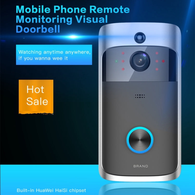 M3 720P Smart WIFI Ultra Low Power Video Visual Doorbell,Support Mobile Phone Remote Monitoring & Night Vision(Black) - free shipping - PMC Jewellery - Order now!