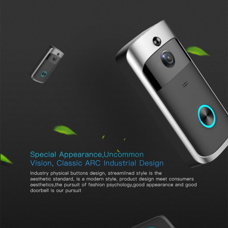M3 720P Smart WIFI Ultra Low Power Video Visual Doorbell,Support Mobile Phone Remote Monitoring & Night Vision(Black) - free shipping - PMC Jewellery - Order now!