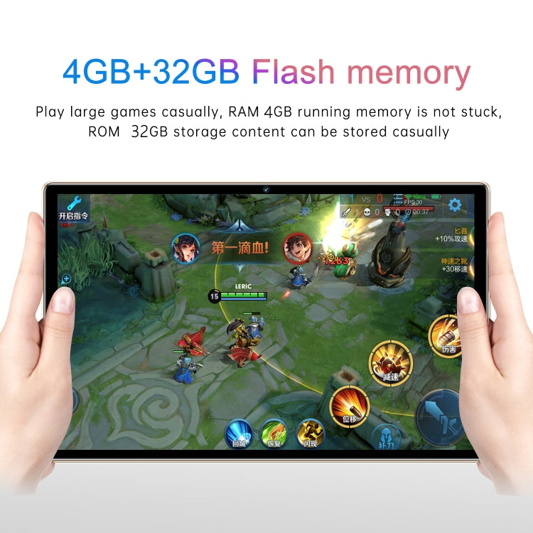 X12 4G LTE Tablet PC, 10.1 inch, 4GB+32GB, Android 8.1 MTK6750 Octa Core, Support Dual SIM, WiFi, Bluetooth, GPS(White) - 10.1 inch by PMC TechLife | Online Shopping South Africa | PMC TechLife
