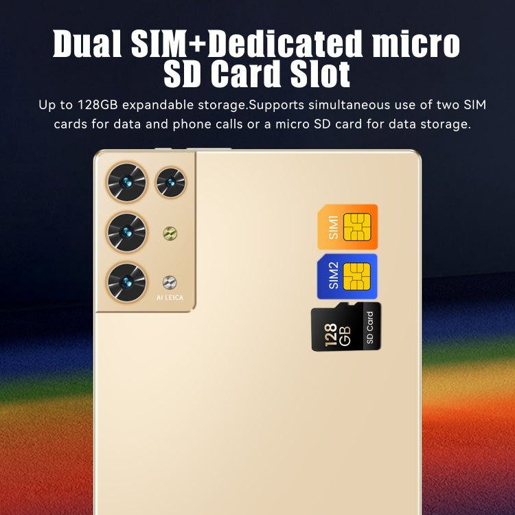 S30 Pro 4G LTE Tablet PC, 10.1 inch, 4GB+64GB, Android 8.1 MTK6755 Octa-core 2.0GHz, Support Dual SIM / WiFi / Bluetooth / GPS(Gold) - 10.1 inch by PMC TechLife | Online Shopping South Africa | PMC TechLife