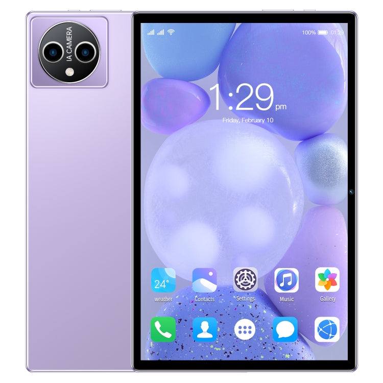 X15 4G LTE Tablet PC, 10.1 inch, 4GB+64GB, Android 8.1 MTK6755 Octa-core 2.0GHz, Support Dual SIM / WiFi / Bluetooth / GPS (Purple) - 10.1 inch by PMC Jewellery | Online Shopping South Africa | PMC Jewellery