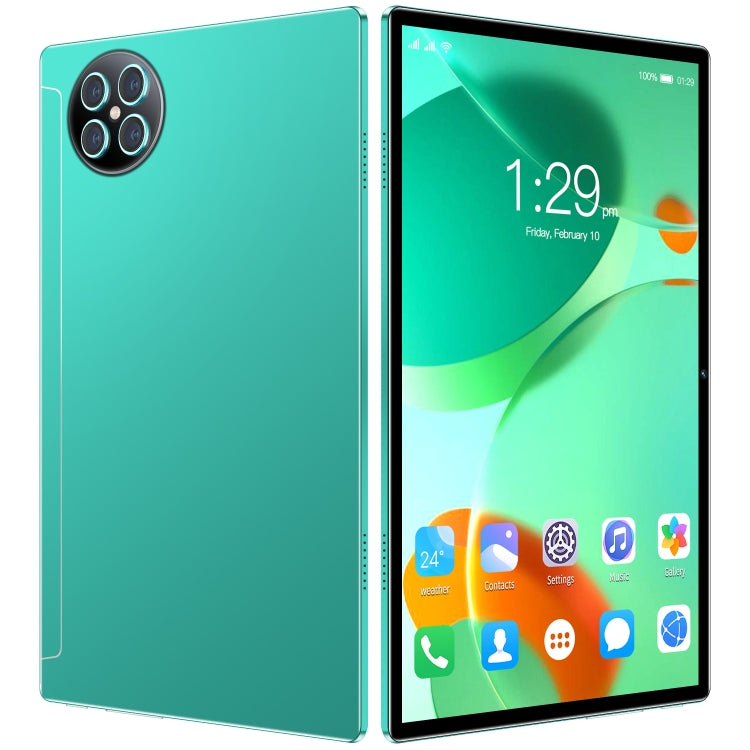 X90 4G LTE Tablet PC, 10.1 inch, 4GB+64GB, Android 8.1 MTK6755 Octa-core 2.0GHz, Support Dual SIM / WiFi / Bluetooth / GPS (Green)