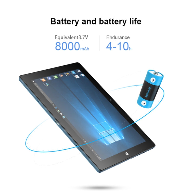 W10 2 in 1 Tablet PC, 10.1 inch, 6GB+64GB, Windows 10 System, Intel Gemini Lake N4120 Quad Core up to 2.6GHz, without Keyboard & Stylus Pen, Support Dual Band WiFi & Bluetooth & TF Card & HDMI, US Plug - Other by PMC TechLife | Online Shopping South Africa | PMC TechLife