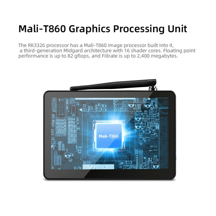 PiPo X10RK Mini Tablet PC Box, 10.1 inch, 2GB+32GB, Android 7.1.2 RK3326 Quad-core Cortex A35 up to 1.5GHz Support WiFi & Bluetooth & TF Card & HDMI & RJ45, US Plug(Black) - free shipping - PMC Jewellery - Order now!