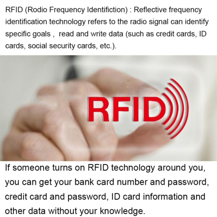 100pcs Aluminum Foil RFID Blocking Credit Card ID Bank Card Case Card Holder Cover, Size: 9 x 6.3cm (Silver)