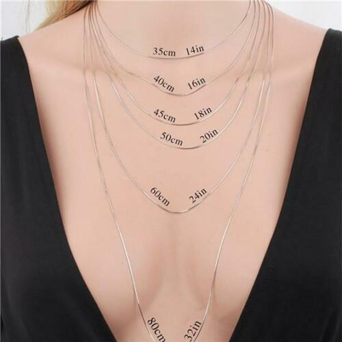 1.5 mm Solid Sterling Silver 925 Italian Round Snake Chain necklace - free shipping - PMC Jewellery - Order now!