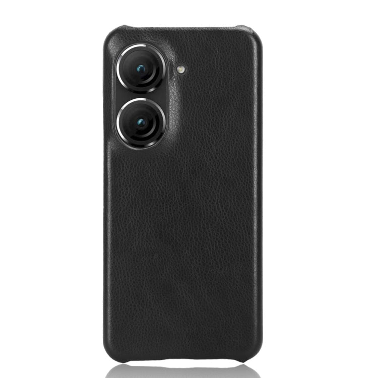 For ASUS Zenfone 9 Litchi Texture Back Cover Phone Case (Black) - ASUS Cases by PMC TechLife | Online Shopping South Africa | PMC TechLife