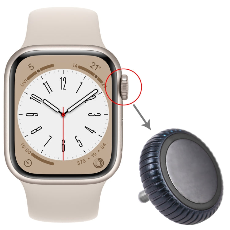 Watch Crown Nut Replacement For Apple Watch Series 8 (GPS) (Grey) - Other Parts by PMC TechLife | Online Shopping South Africa | PMC TechLife