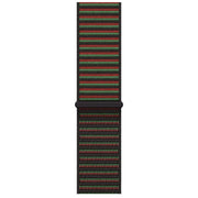 For Apple Watch 46mm / 49mm / 45mm / 44mm Simple Fashion Nylon Watch Band with Magic Stick(Black Unity)