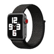 For Apple Watch 46mm / 49mm / 45mm / 44mm Simple Fashion Nylon Watch Band with Magic Stick(Nightfall Black) - Watch Bands by PMC TechLife | Online Shopping South Africa | PMC TechLife | Buy Now Pay Later Mobicred
