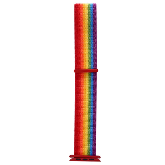 For Apple Watch 46mm / 49mm / 45mm / 44mm Simple Fashion Nylon Watch Band with Magic Stick(Colour)