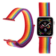 For Apple Watch 46mm / 49mm / 45mm / 44mm Simple Fashion Nylon Watch Band with Magic Stick(Colour)