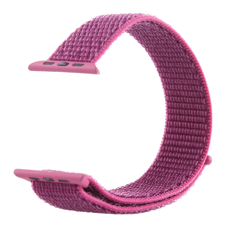 For Apple Watch 46mm / 49mm / 45mm / 44mm Simple Fashion Nylon Watch Band with Magic Stick(Red Purple) - Watch Bands by PMC TechLife | Online Shopping South Africa | PMC TechLife | Buy Now Pay Later Mobicred