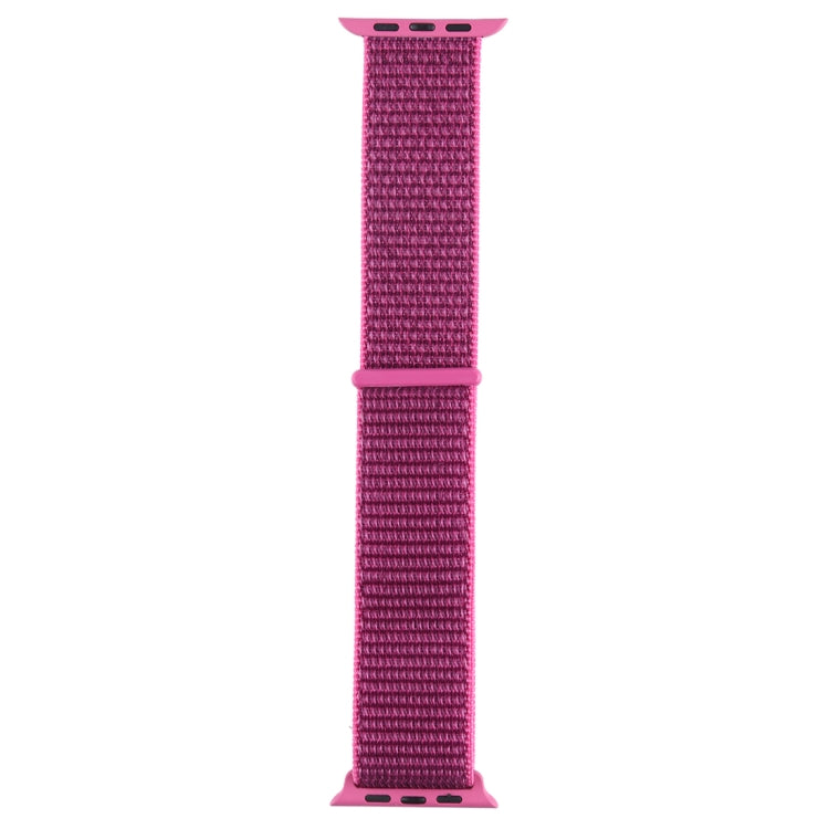 For Apple Watch 46mm / 49mm / 45mm / 44mm Simple Fashion Nylon Watch Band with Magic Stick(Red Purple) - Watch Bands by PMC TechLife | Online Shopping South Africa | PMC TechLife | Buy Now Pay Later Mobicred