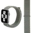 For Apple Watch 46mm / 49mm / 45mm / 44mm Simple Fashion Nylon Watch Band with Magic Stick(Silver Grey) - Watch Bands by PMC TechLife | Online Shopping South Africa | PMC TechLife | Buy Now Pay Later Mobicred