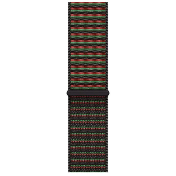 For Apple Watch 42mm / 41mm / 40mm / 38mm Simple Fashion Nylon Watch Band with Magic Stick(Black Unity)