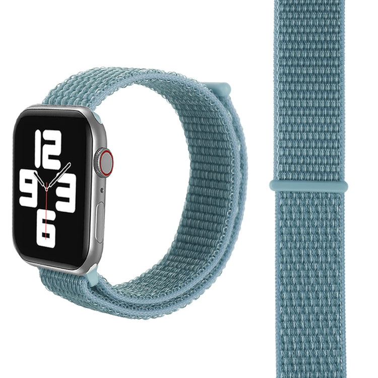 For Apple Watch 42mm / 41mm / 40mm / 38mm Simple Fashion Nylon Watch Band with Magic Stick(Lime Green) - Watch Bands by PMC TechLife | Online Shopping South Africa | PMC TechLife | Buy Now Pay Later Mobicred