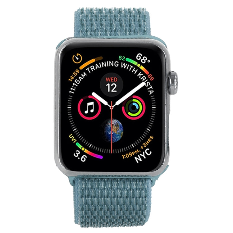 For Apple Watch 42mm / 41mm / 40mm / 38mm Simple Fashion Nylon Watch Band with Magic Stick(Lime Green) - Watch Bands by PMC TechLife | Online Shopping South Africa | PMC TechLife | Buy Now Pay Later Mobicred