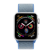 For Apple Watch 42mm / 41mm / 40mm / 38mm Simple Fashion Nylon Watch Band with Magic Stick(Blue)