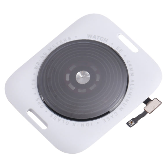 For Apple Watch SE 2022 44mm LTE Edition Rear Housing Glass Cover with Cable (Silver)
