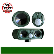 2 PCS Powerful Ultrasonic Solar-powered Animal Repeller With PIR Sensor & Light Sensor, Got the CE / ROHS Certification