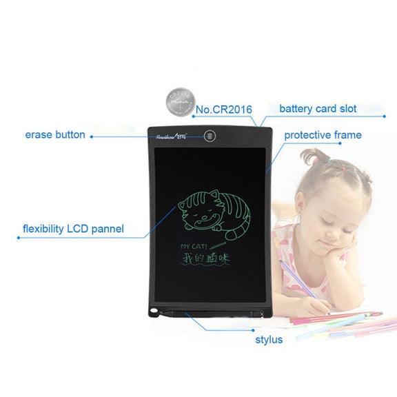 Howshow 8.5 inch LCD Pressure Sensing E-Note Paperless Writing Tablet / Writing Board (Red)