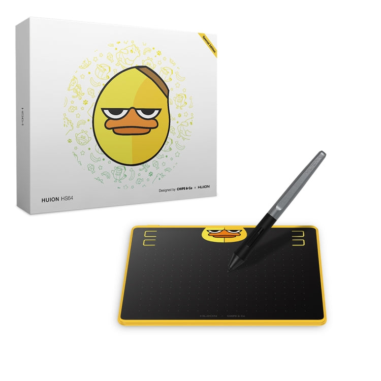 HUION HS64 Chips Special Edition 5080 LPI Art Drawing Tablet with Battery-free Pen for Fun - free shipping - PMC Jewellery - Order now!