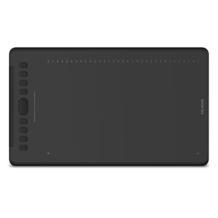 HUION H1161 5080 LPI Touch Strip Art Drawing Tablet for Fun, with Battery-free Pen & Pen Holder
