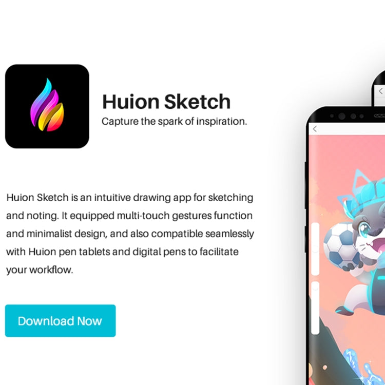 HUION HS611 5080 LPI Touch Strip Art Drawing Tablet for Fun, with Battery-free Pen & Pen Holder (Grey) - free shipping - PMC Jewellery - Order now!