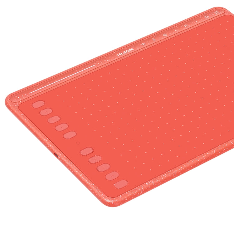 HUION HS611 5080 LPI Touch Strip Art Drawing Tablet for Fun, with Battery-free Pen & Pen Holder (Red) - free shipping - PMC Jewellery - Order now!