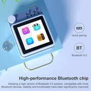 mahdi M188 8GB Bluetooth MP3 Music Video Player (Blue)