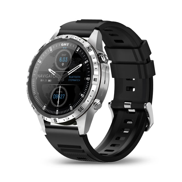 HAMTOD 1.6 inch Water-resistant Smart Watch, Support Bluetooth Call / Heart Rate / Blood Oxygen Monitoring / NFC (Black)