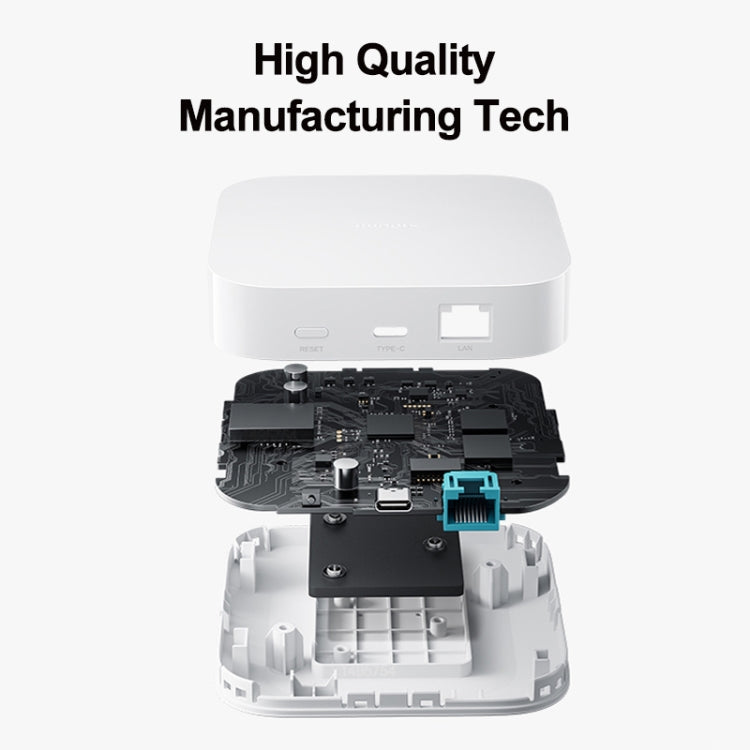 Original Xiaomi Multimode Smart Home Gateway 2 WiFi BT ZigBee RJ45 Connect(White) - free shipping - PMC TechLife - Order now!