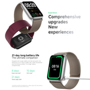 Original Xiaomi Smart Band 9 Pro 1.74 inch AMOLED Screen 5ATM Water-resistant Smart Watch, Support Blood Oxygen / Heart Rate Monitor (Silver)