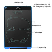 Portable 12 inch LCD Writing Tablet Drawing Graffiti Electronic Handwriting Pad Message Graphics Board Draft Paper with Writing Pen(Green)