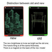 Portable 12 inch LCD Writing Tablet Drawing Graffiti Electronic Handwriting Pad Message Graphics Board Draft Paper with Writing Pen(Red)