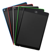 Portable 12 inch LCD Writing Tablet Drawing Graffiti Electronic Handwriting Pad Message Graphics Board Draft Paper with Writing Pen(Green)