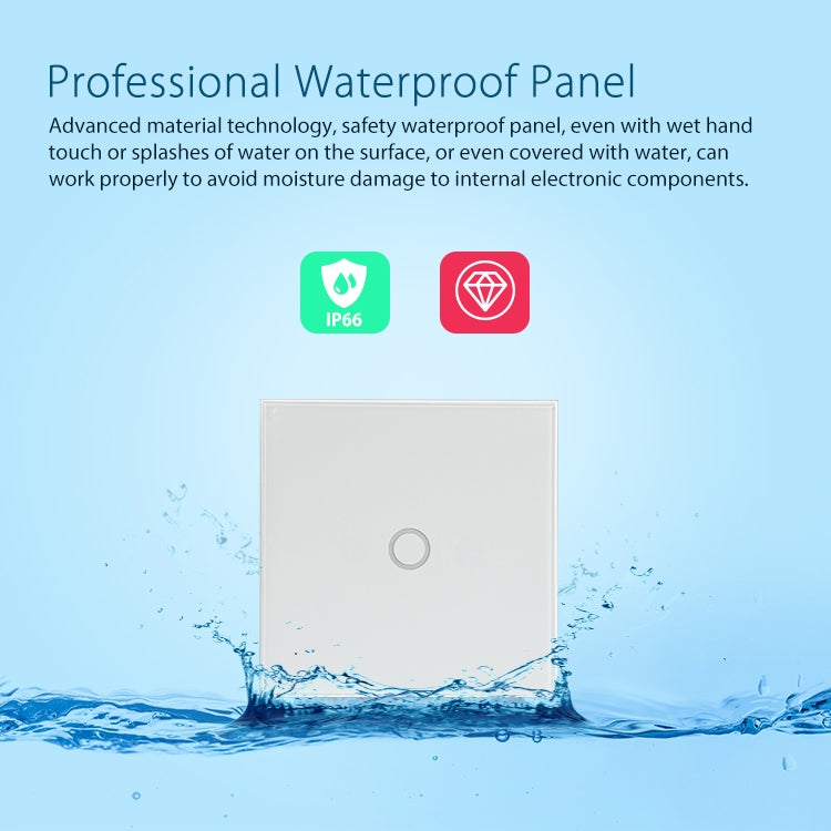 NEO NAS-SC01W Wireless WiFi EU Smart Light Control Switch 1Gang