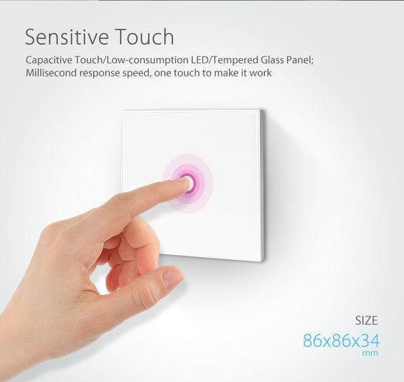 NEO NAS-SC01W Wireless WiFi EU Smart Light Control Switch 1Gang