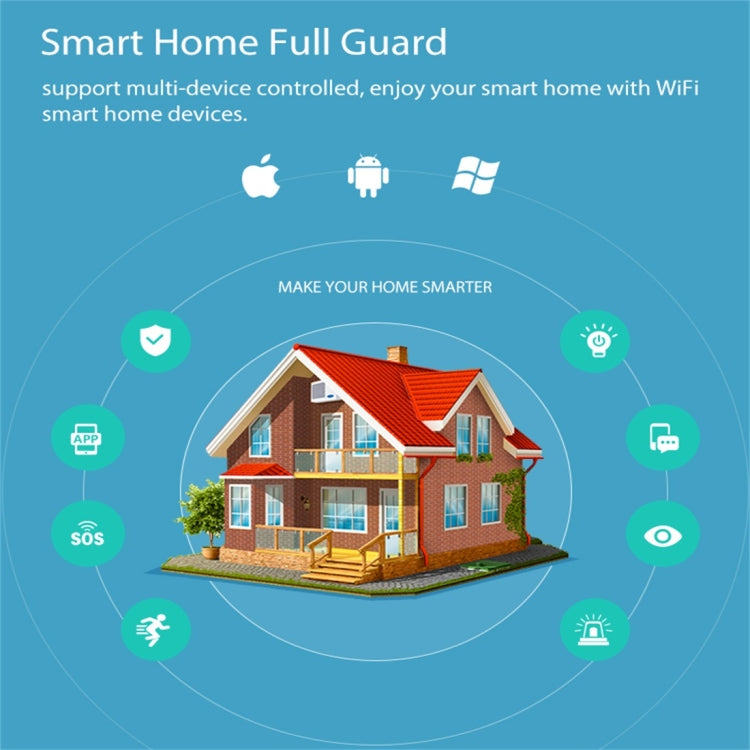 NEO NAS-SC02W Wireless WiFi EU Smart Light Control Switch 2Gang