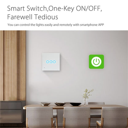 NEO NAS-SC03W Wireless WiFi EU Smart Light Control Switch 3Gang - free shipping - PMC Jewellery - Order now!